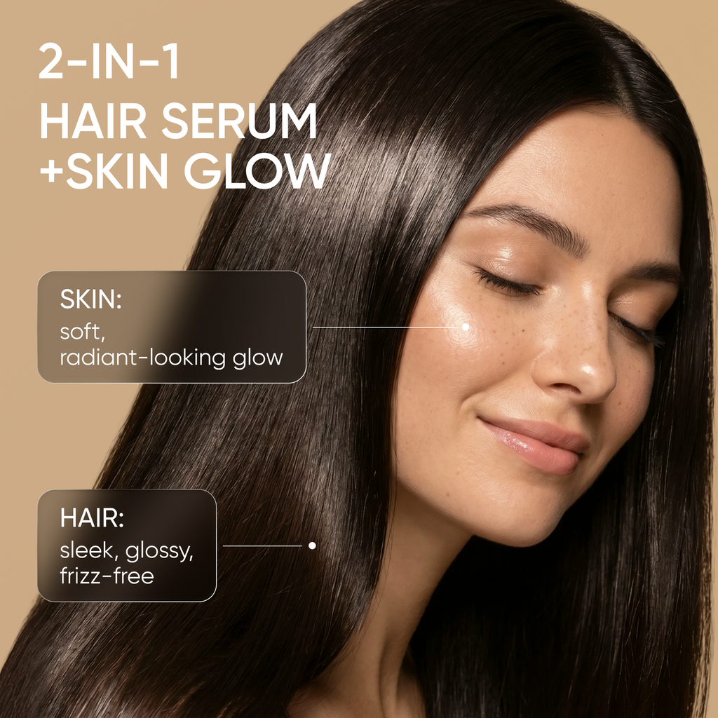 Anti-Frizz Hair Serum Capsules – Instant Shine & Smooth Hair
