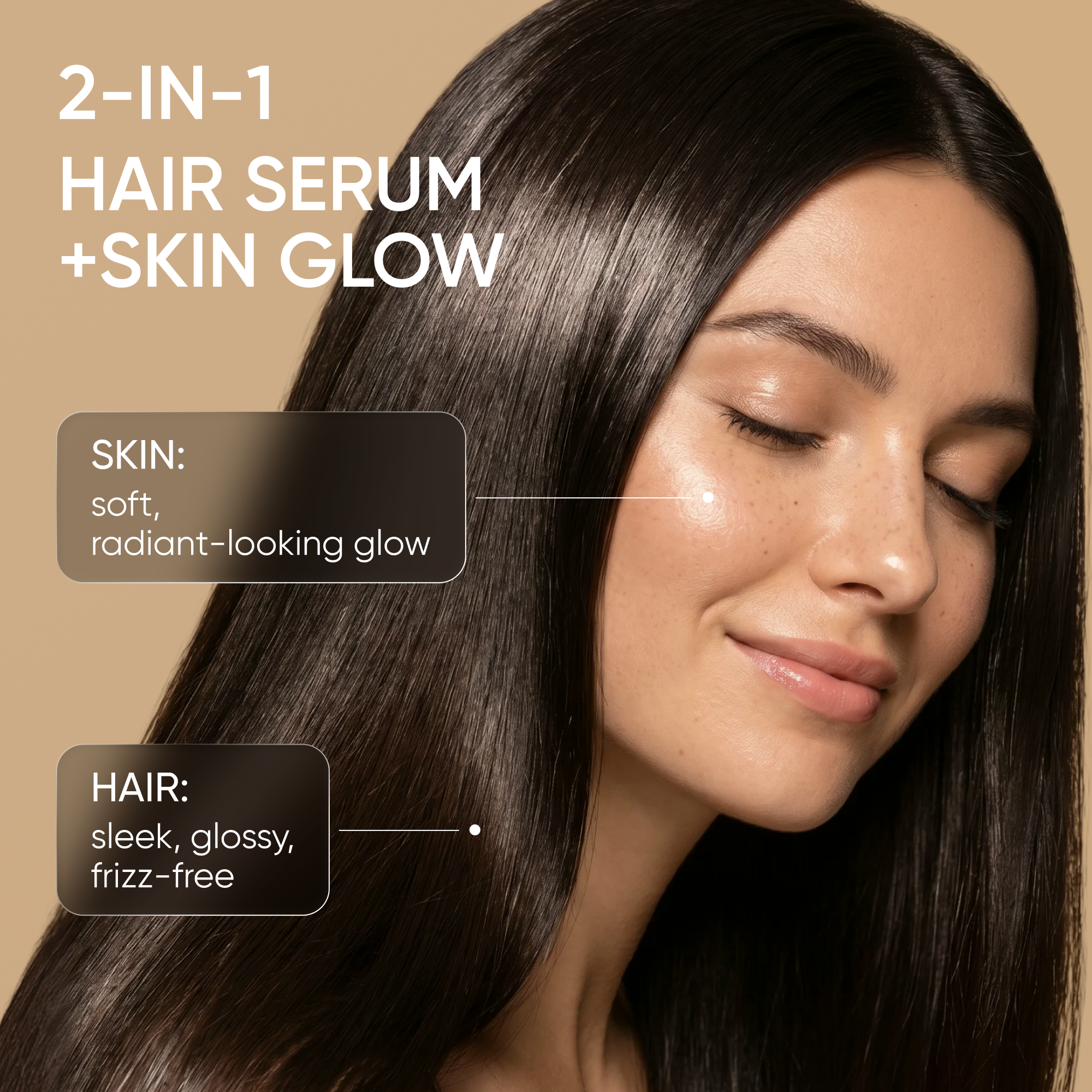 Anti-Frizz Hair Serum Capsules – Instant Shine & Smooth Hair