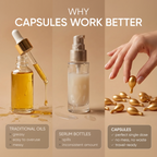 Anti-Frizz Hair Serum Capsules – Instant Shine & Smooth Hair